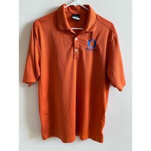 Nike Golf Men’s M Medium Dri-Fit Polyester  O Pioner Golf Logo Orange